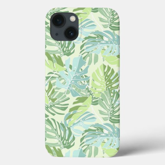 パステル調の熱帯シュロの葉 Case-Mate iPhoneケース (裏面)