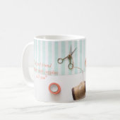 パステル調の真の友達の技術のテーマ コーヒーマグカップ (正面左)