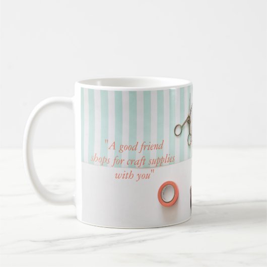 パステル調の真の友達の技術のテーマ コーヒーマグカップ (左)