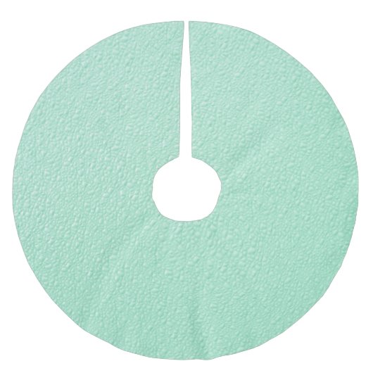 パステル調の真新しい緑の粋な色 ブラッシュドポリエステルツリースカート (正面)