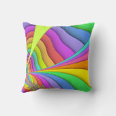 パステル調の砂の芸術のフラクタルの装飾用クッション クッション (裏面)