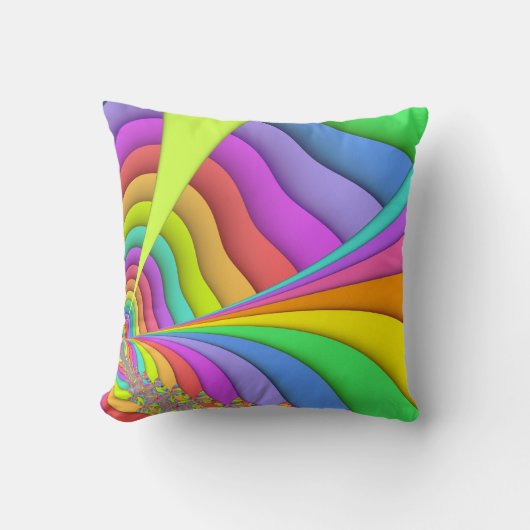 パステル調の砂の芸術のフラクタルの装飾用クッション クッション (正面)