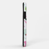 パステル調の粉色のフクロウの背景 Case-Mate iPhoneケース (裏面/右)