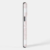 パステル調の繊細なシームレスパターン  花柄 iPhoneケース (右側面)