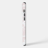 パステル調の繊細なシームレスパターン  花柄 iPhoneケース (左側面)