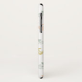 パステル調の自転車の落書きの電話箱 Case-Mate iPhoneケース (裏面/左)