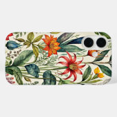 パステル調の花の絵 Case-Mate iPhoneケース (裏面 (横))