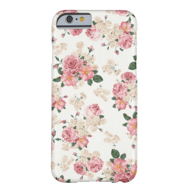 パステル調の花のiPhone6ケース Case-Mate iPhoneケース (裏面)