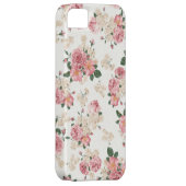 パステル調の花のiPhone 5/5Sの箱 Case-Mate iPhoneケース (裏面/右)