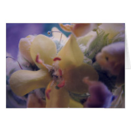 パステル調の花