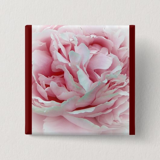 パステル調の花 缶バッジ (正面)