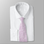 パステル調の薄紫の春Paisely ネクタイ (タイ)