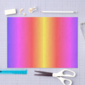 パステル調の虹のティッシュペーパー 薄葉紙 (クラフト)