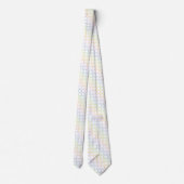 パステル調の虹の円 ネクタイ (裏面)