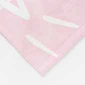 パステル調の虹愛 フリースブランケット (角)