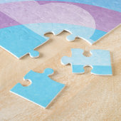 パステル調の虹 ジグソーパズル (側面)