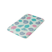 パステル調の貝殻パターン1 バスマット (アングル)