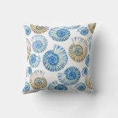 パステル調の貝殻パターン2 クッション (裏面)