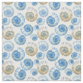 パステル調の貝殻パターン2 ファブリック (見本)