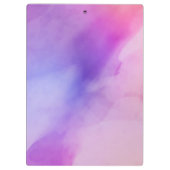 パステル調の質のユニコーンのデザインのクリップボード クリップボード (裏面)