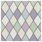 パステル調の道化師のダイヤモンド ファブリック (クローズアップ)