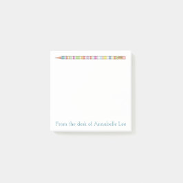 パステル調の鉛筆4 ポストイット