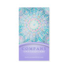 パステル調の雪片の曼荼羅-紫色