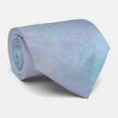 パステル調の青い紫色の水彩画の背景 ネクタイ (ロール)
