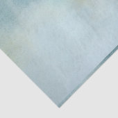 パステル調の青の水彩画の背景および黄色 薄葉紙 (詳細)