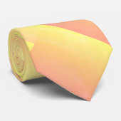 パステル調の黄色いパターンVaporwave ネクタイ (ロール)