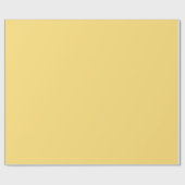 パステル調の黄色 ラッピングペーパー (フラット)