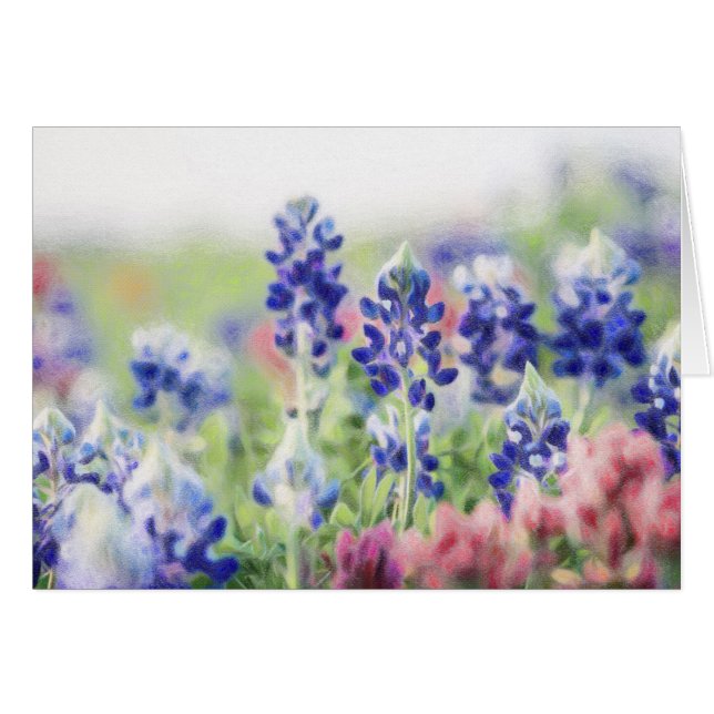 パステル調のBluebonnets (正面横)