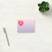 パステル調のmeltyハートは私にフェミニズムだけを残します ポストイット (オフィス)
