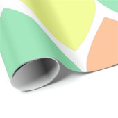 パステル調キャンデーのバレンタインのハートのラッピングペーパー ラッピングペーパー (ロールコーナー)