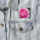 パステル調ピンクのバラPin 缶バッジ (インサイチュ)