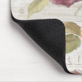 パステル調ピンクのフランス人のバラ マウスパッド (コーナー)