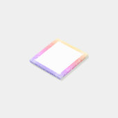 パステル調ピンクのラベンダーの金ゴールドのグリッターの輝き ポストイット (アングル)