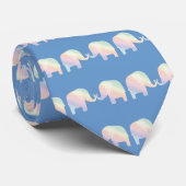 パステル調象 ネクタイ (ロール)