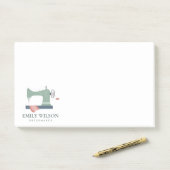 パステル赤面アクアグリーンピンク裁縫マシンテーラー ポストイット (デスク)