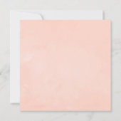 パステル赤面グ結婚レナリー 招待状 (裏面)