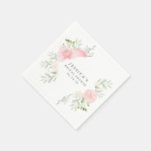 パステル赤面ナプキンス スタンダードカクテルナプキン (角)