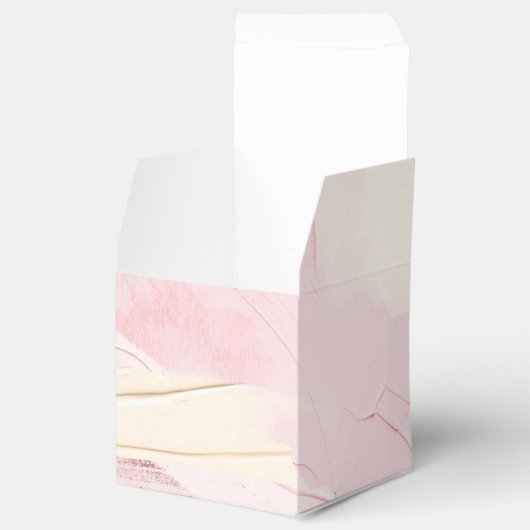 パステル赤面ピンクとバラ金ゴールドス絵を描プラン フェイバーボックス (オープン)