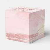 パステル赤面ピンクとバラ金ゴールドス絵を描プラン フェイバーボックス (裏面サイド)