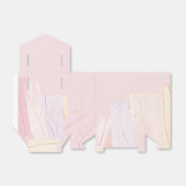 パステル赤面ピンクと薄紫プ絵を描ランシュ フェイバーボックス (折り畳みなし)