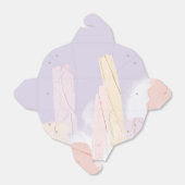 パステル赤面ピンクと薄紫プ絵を描ランシュ フェイバーボックス (折り畳みなし)