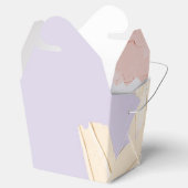 パステル赤面ピンクと薄紫プ絵を描ランシュ フェイバーボックス (オープン)