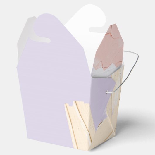 パステル赤面ピンクと薄紫プ絵を描ランシュ フェイバーボックス (オープン)