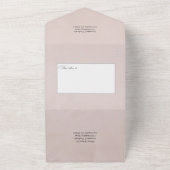 パステル赤面ピンクダリア結婚ズオールインワンインヴィータ オールインワン招待状 (外側)