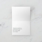 パステル赤面ピンクフローラバルミツワーサンキューカー サンキューカード (内部)