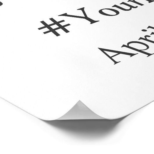 パステル赤面ピンクフローラブライダルシャワーフォトブース ポスター (角)